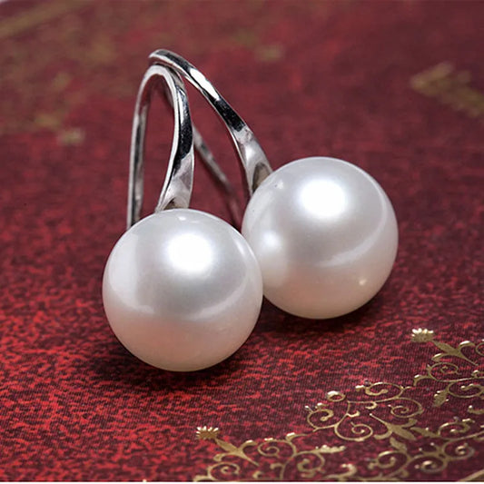 Bijoux Pearls Stud Earrings Fashion Jewelry Brincos Pearls Crystal Earing pendientes mujer boucle d'oreille