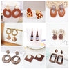 New Brown Color Women Hanging Earrings Beer Bottle Pendants Drop Earrings Square Earrings Fashion Jewelry pendientes mujer