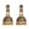 Ethnic Big Gold Color Indian Jhumka Earrings For Women Pendient Retro Bells Tibetan Earrings Oorbellen
