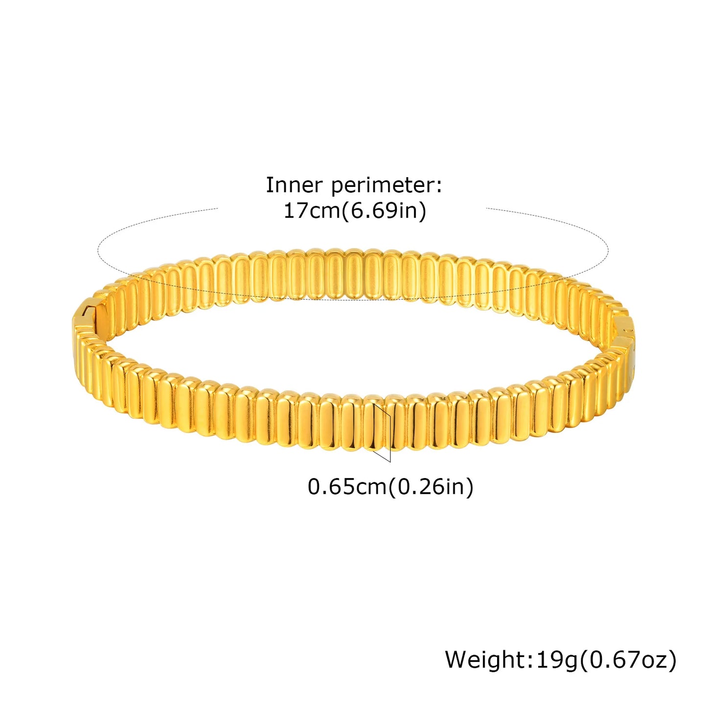 Vnox Romantic Zircon Cuff Bracelet For Women Geometric Fashion Lady Jewelry Stainless Steel Bangles Party Gold Color Never Fade