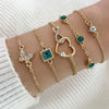 2025 New 5 Pieces/Set Of Rhinestone Butterfly And Heart-shaped Love Metal Bracelet Suitable For Women's Daily Decoration
