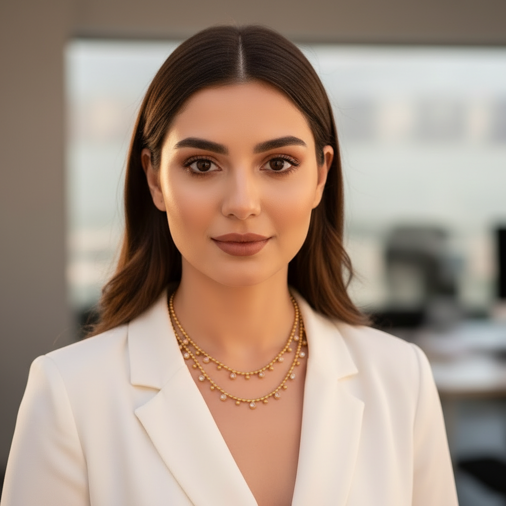 Zenat Vintage Round Zircon Tassel Pendant Necklace