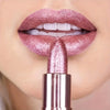 Rose smoke powder, bright starry sky, glossy velvet texture, durable, make your lips shiny, waterproof, anti-fouling.