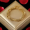 Twisted Bracelet 18K Gold Plated Waterproof 316 Steel