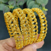Zenat Luxury 24K Gold Plated Wedding Bangles