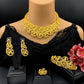 Zenat Bridal Dubai 24k Gold Color Jewelry Set