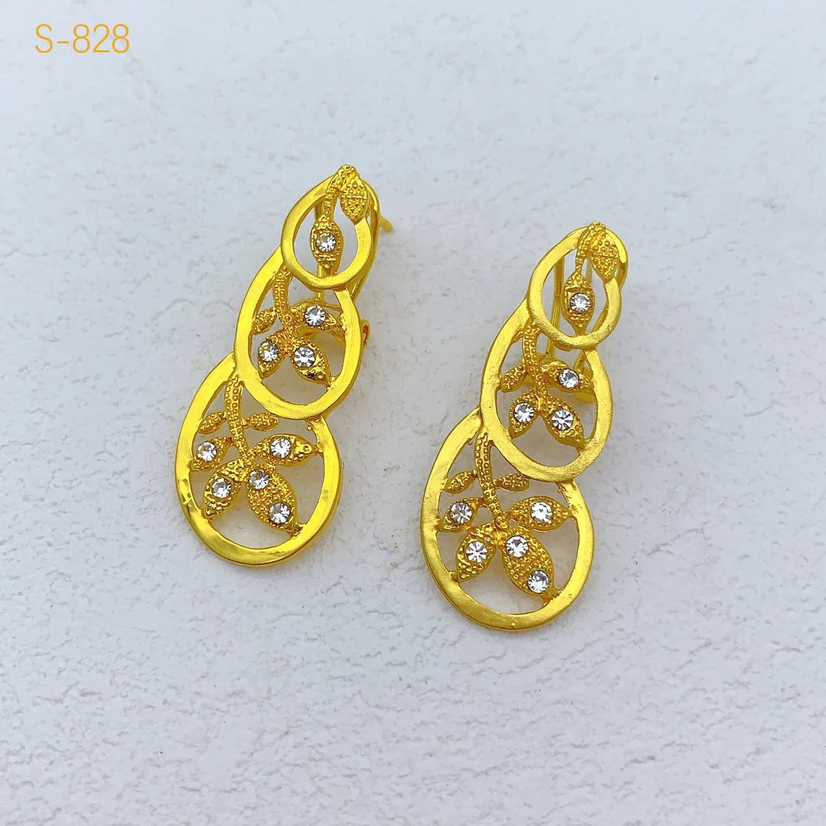 Bridal Dubai Jewelry Set African Wedding 24k Gold Color Jewelry Ethiopia Indian Necklace Bracelet Earring Ring Set Party Gifts