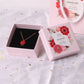 Pink Print 5Sizes Gift Box For Bracelets Earring Ring Necklace