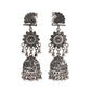 Retro Peacock Flower Afghan Jhumka Indian Earrings For Women Oorbellen Gypsy Jewelry Ethnic Bells Tassel Earrings
