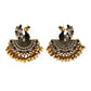 Ethnic Women's Peacock Indian Jewelry Gypsy Vintage Tribe Imitation Pearls Tassel Jhumka Earrings Fashion Jewelry