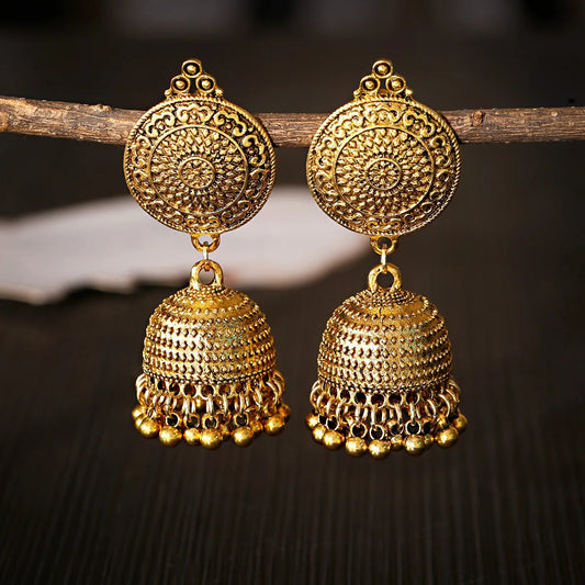 Pendientes Piercing Indian Jewelry Jhumka Charms Earrings For Women Accessories kolczyki Stud Earring Trendy Wedding Ear rings
