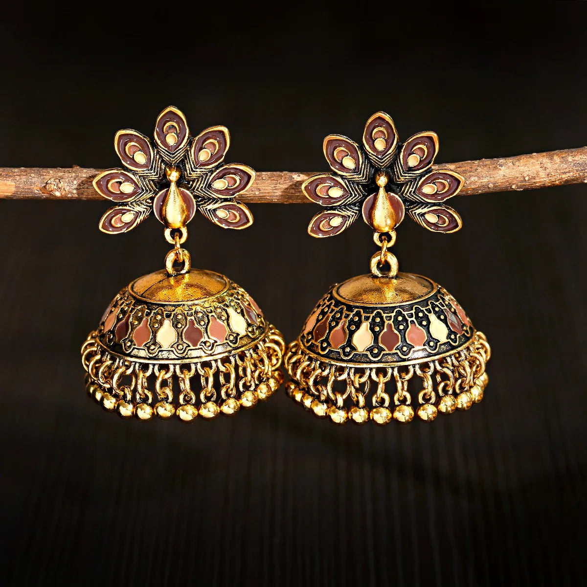 Pendientes Piercing Indian Jewelry Jhumka Charms Earrings For Women Accessories kolczyki Stud Earring Trendy Wedding Ear rings