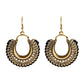 Ethnic Women's Peacock Indian Jewelry Gypsy Vintage Tribe Imitation Pearls Tassel Jhumka Earrings Fashion Jewelry