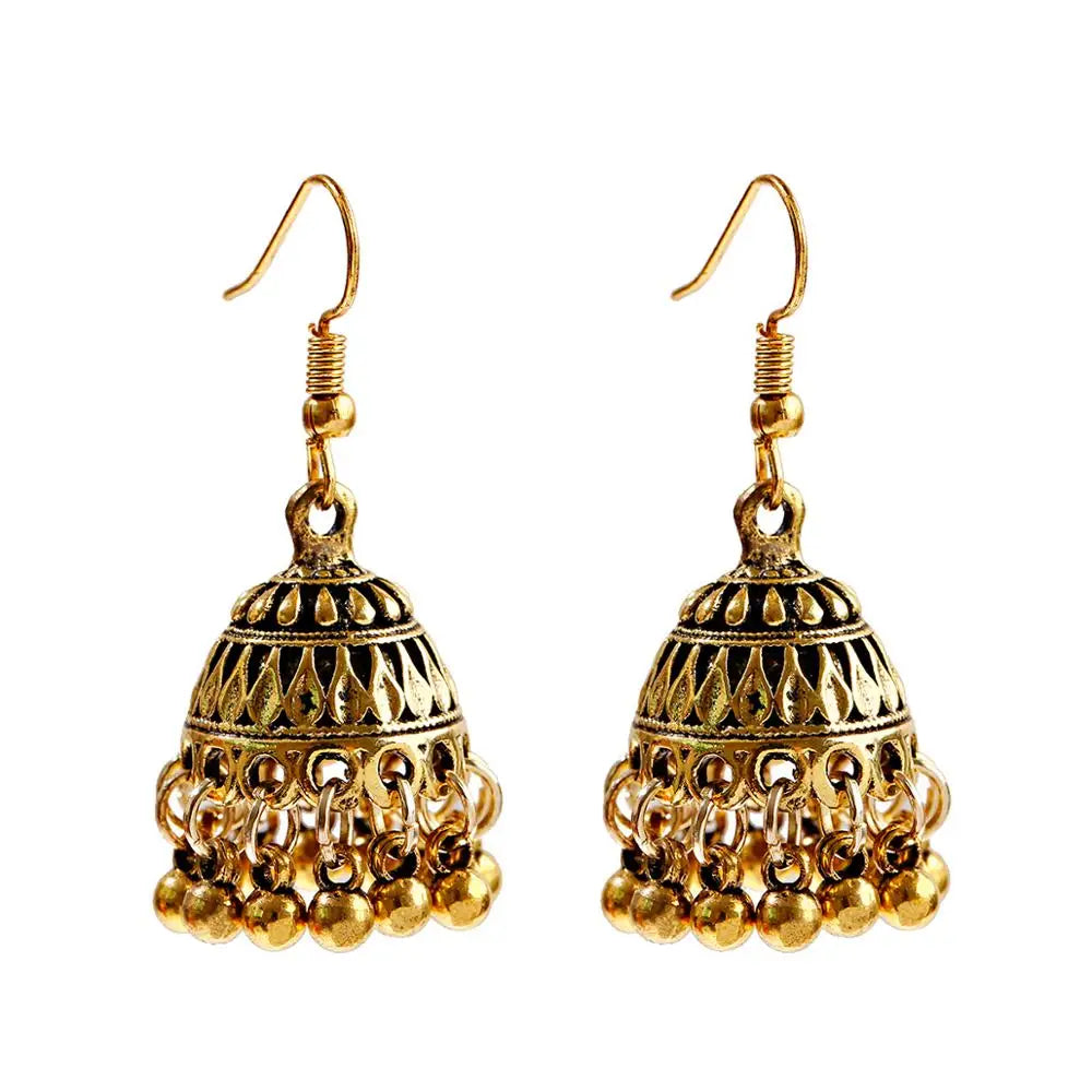 Pendientes Piercing Indian Jewelry Jhumka Charms Earrings For Women Accessories kolczyki Stud Earring Trendy Wedding Ear rings