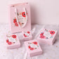 Pink Print 5Sizes Gift Box For Bracelets Earring Ring Necklace