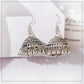 Tibetan Jewelry Silver Color India Geometric Hanging Dangle Drop Earrings Bohemia Bells Jhumka Earrings