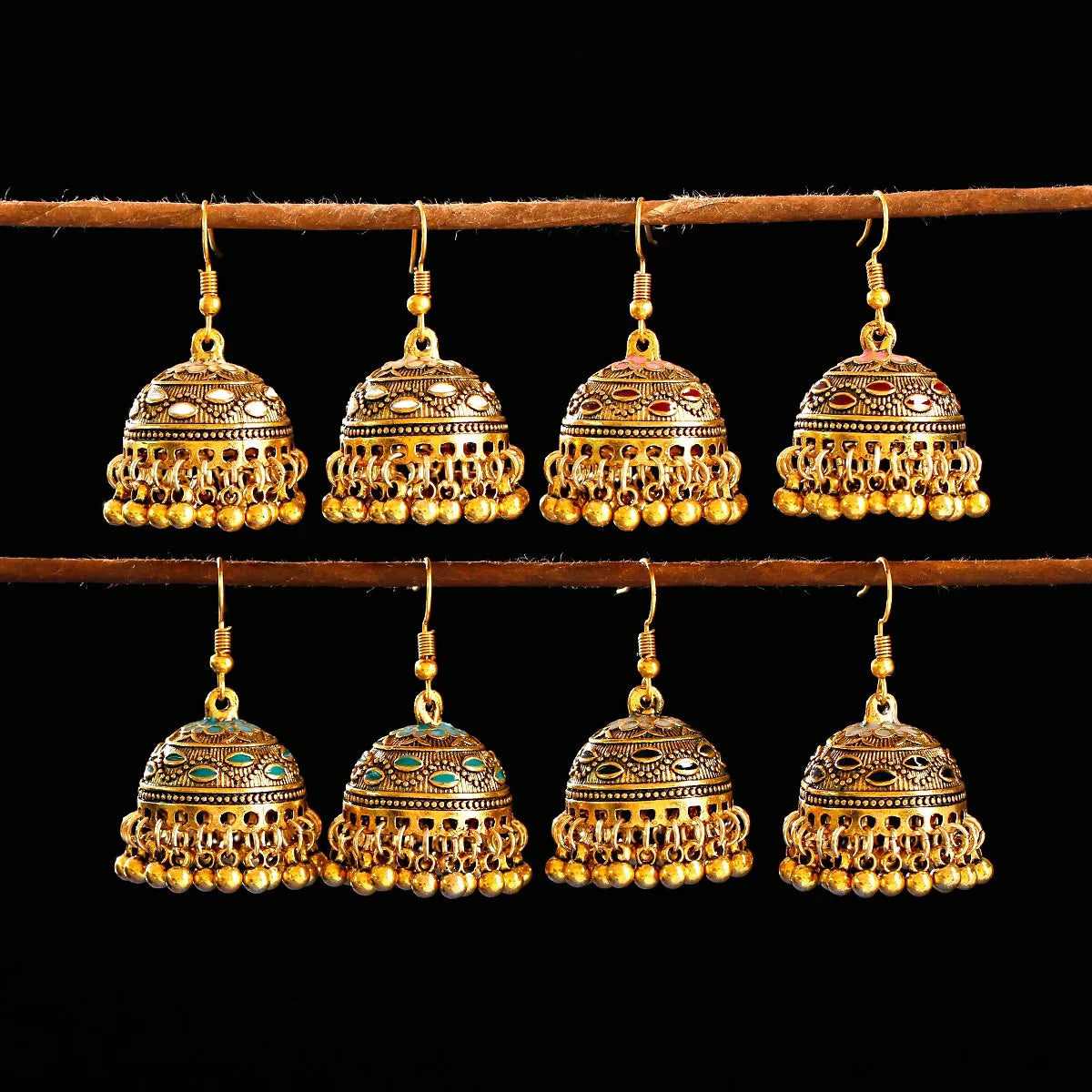 Pendientes Piercing Indian Jewelry Jhumka Charms Earrings For Women Accessories kolczyki Stud Earring Trendy Wedding Ear rings