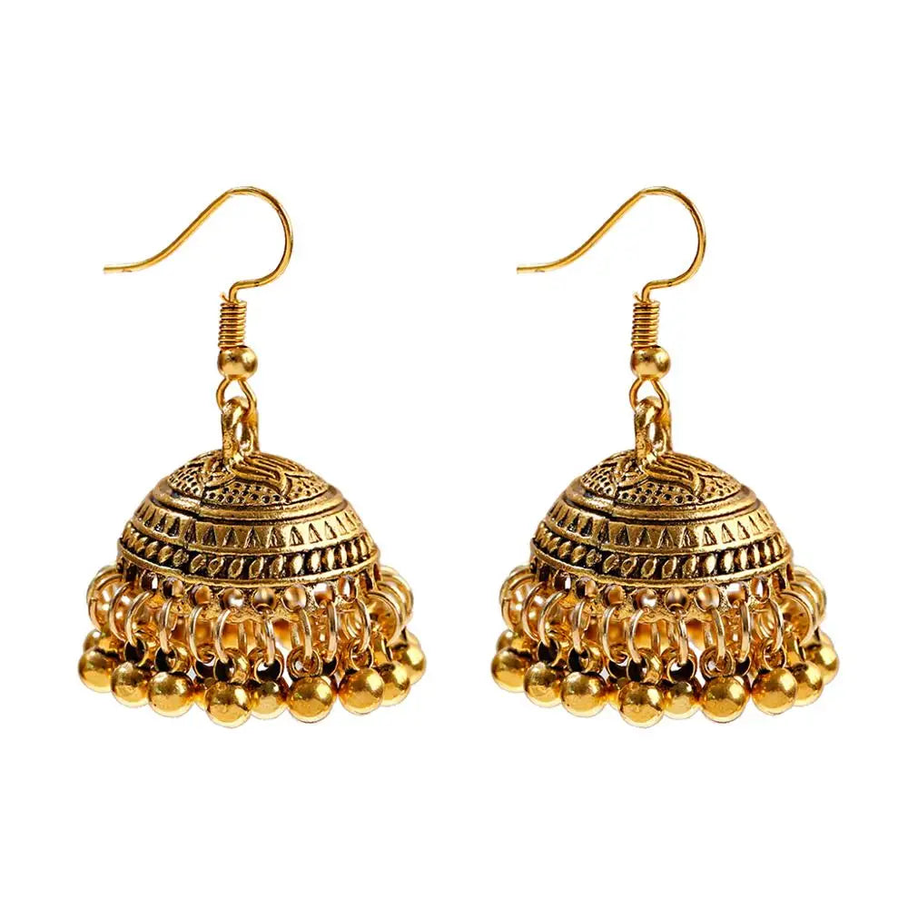 Pendientes Piercing Indian Jewelry Jhumka Charms Earrings For Women Accessories kolczyki Stud Earring Trendy Wedding Ear rings