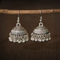 Tibetan Jewelry Silver Color India Geometric Hanging Dangle Drop Earrings Bohemia Bells Jhumka Earrings