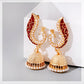 Ethnic Women's Peacock Indian Jewelry Gypsy Vintage Tribe Imitation Pearls Tassel Jhumka Earrings Fashion Jewelry