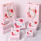 Pink Print 5Sizes Gift Box For Bracelets Earring Ring Necklace