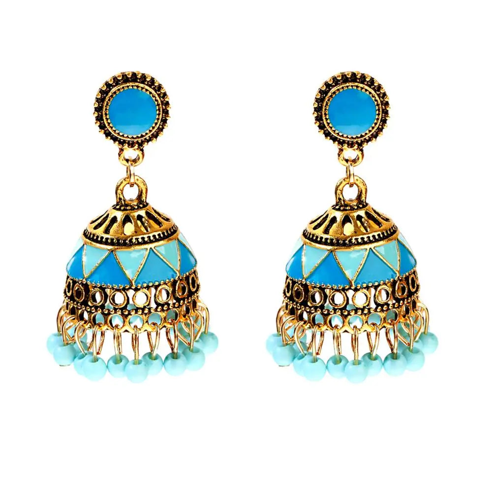 Pendientes Piercing Indian Jewelry Jhumka Charms Earrings For Women Accessories kolczyki Stud Earring Trendy Wedding Ear rings