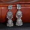 Retro Peacock Flower Afghan Jhumka Indian Earrings For Women Oorbellen Gypsy Jewelry Ethnic Bells Tassel Earrings