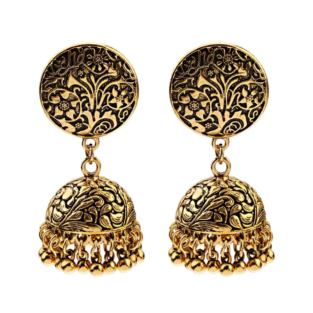 Pendientes Piercing Indian Jewelry Jhumka Charms Earrings For Women Accessories kolczyki Stud Earring Trendy Wedding Ear rings