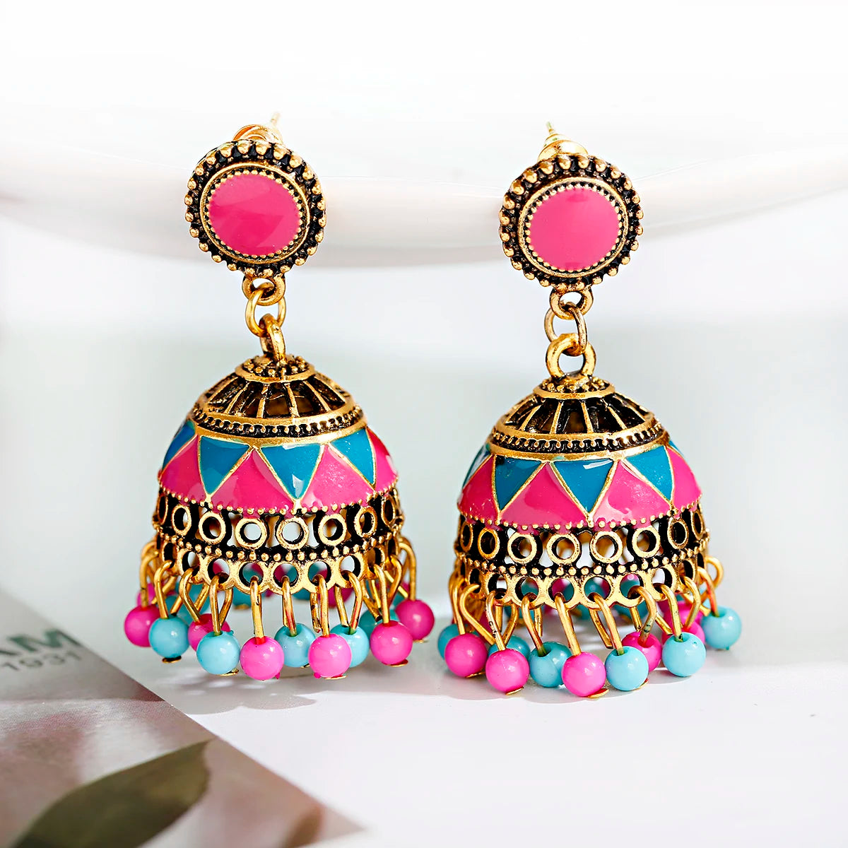Pendientes Piercing Indian Jewelry Jhumka Charms Earrings For Women Accessories kolczyki Stud Earring Trendy Wedding Ear rings