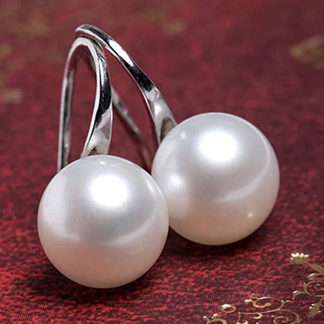 Bijoux Pearls Stud Earrings Fashion Jewelry Brincos Pearls Crystal Earing pendientes mujer boucle d'oreille
