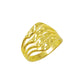Fashion Design Gold Color Finger Rings Women Wedding Jewelry Ring Gold Filled Golden Rings Size 6 7 8 9 R002