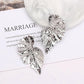 Fashion Geometric Gold Color Ginkgo Biloba Leaf Shape Drop Earring Creative Personality Earring Jewelry