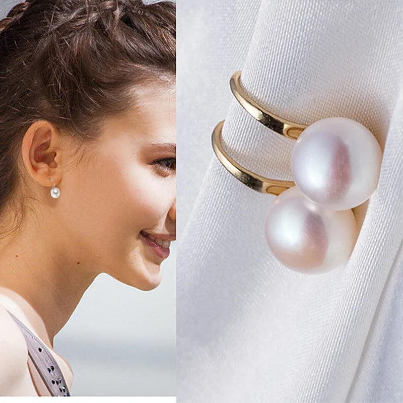 Bijoux Pearls Stud Earrings Fashion Jewelry Brincos Pearls Crystal Earing pendientes mujer boucle d'oreille
