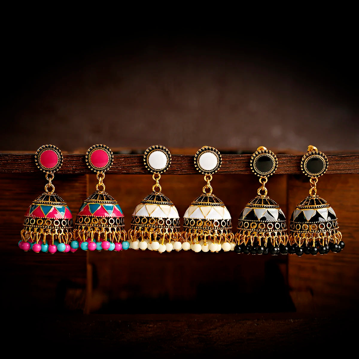 Pendientes Piercing Indian Jewelry Jhumka Charms Earrings For Women Accessories kolczyki Stud Earring Trendy Wedding Ear rings