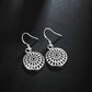 Charms 925 Sterling Silver Pretty Round shape earrings for Women fashion wedding party Jewelry Christmas Gifts
