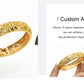 ANIID Dubai 24K Gold Color Hand Bracelet And Bangles Women Designer African Charm New Luxury High Quality Moroccan Jewelry