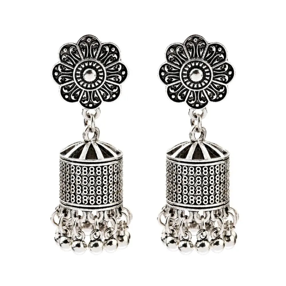 Pendientes Piercing Indian Jewelry Jhumka Charms Earrings For Women Accessories kolczyki Stud Earring Trendy Wedding Ear rings