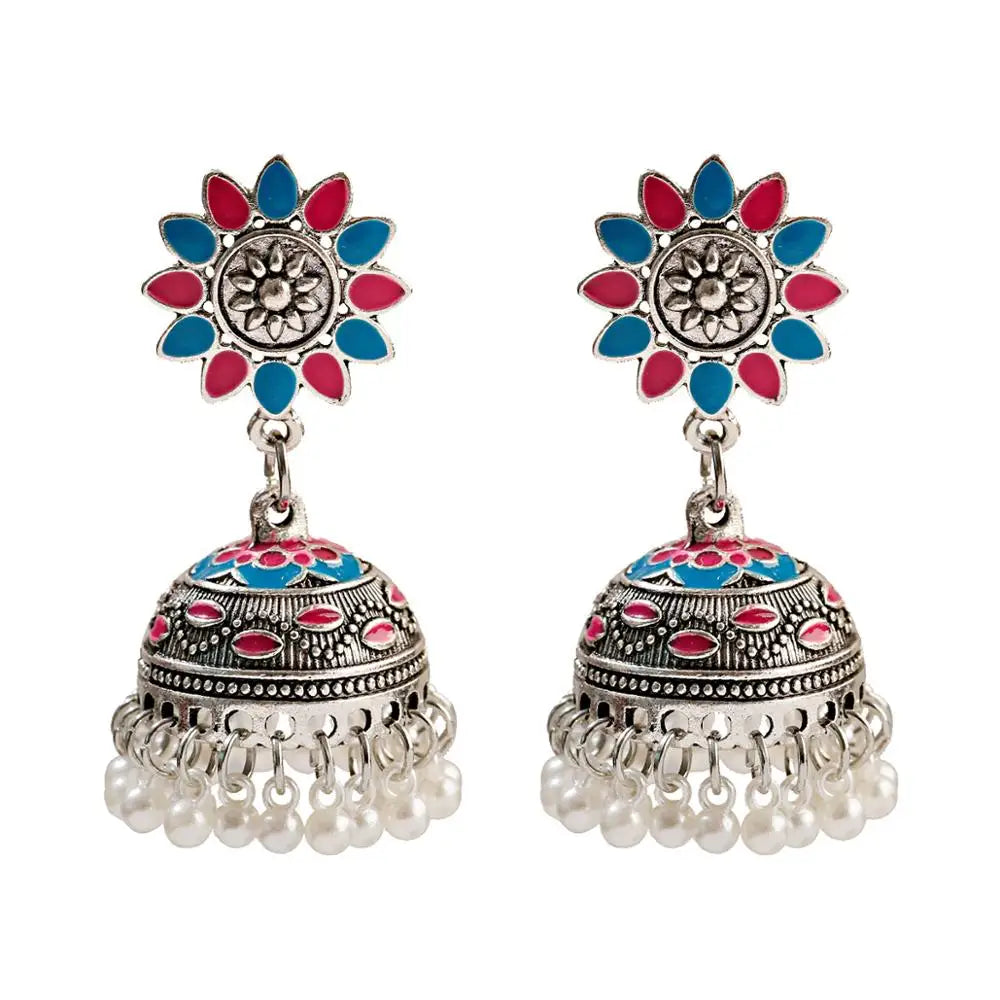 Pendientes Piercing Indian Jewelry Jhumka Charms Earrings For Women Accessories kolczyki Stud Earring Trendy Wedding Ear rings