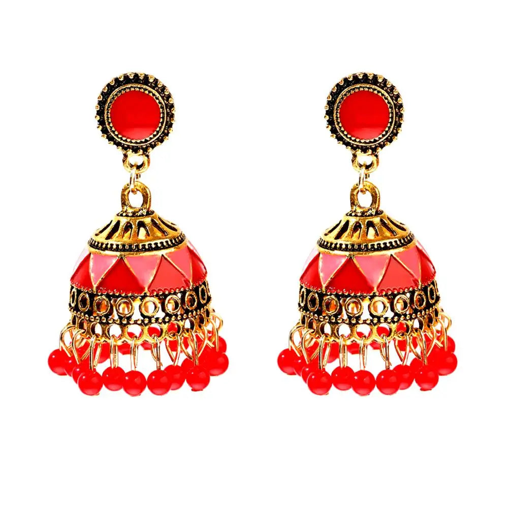 Pendientes Piercing Indian Jewelry Jhumka Charms Earrings For Women Accessories kolczyki Stud Earring Trendy Wedding Ear rings