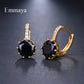 EMMAYA Fashion 9 Colors AAA CZ Element Stud Earrings For Women Wholesale Cheap Factory Price Wedding Party Gift