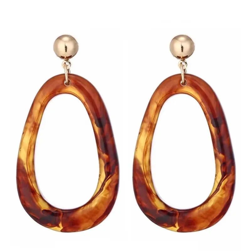 New Brown Color Women Hanging Earrings Beer Bottle Pendants Drop Earrings Square Earrings Fashion Jewelry pendientes mujer