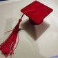 Graduation Bachelor Cap Doctor Hat Ring/Earrings Box