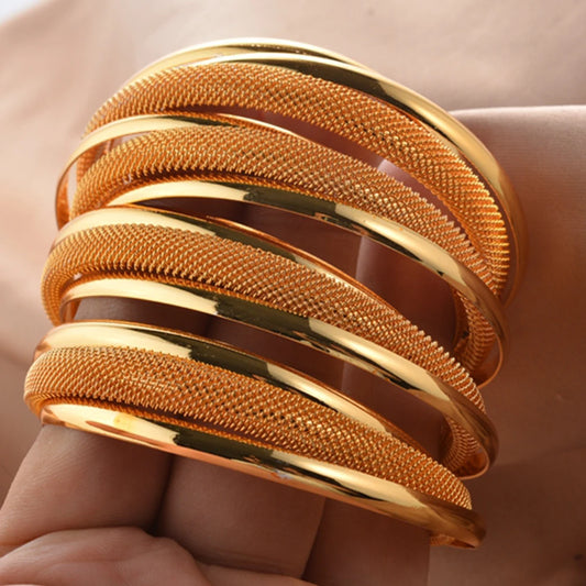 Shiny Bangles for Women Adjustable Bracelet