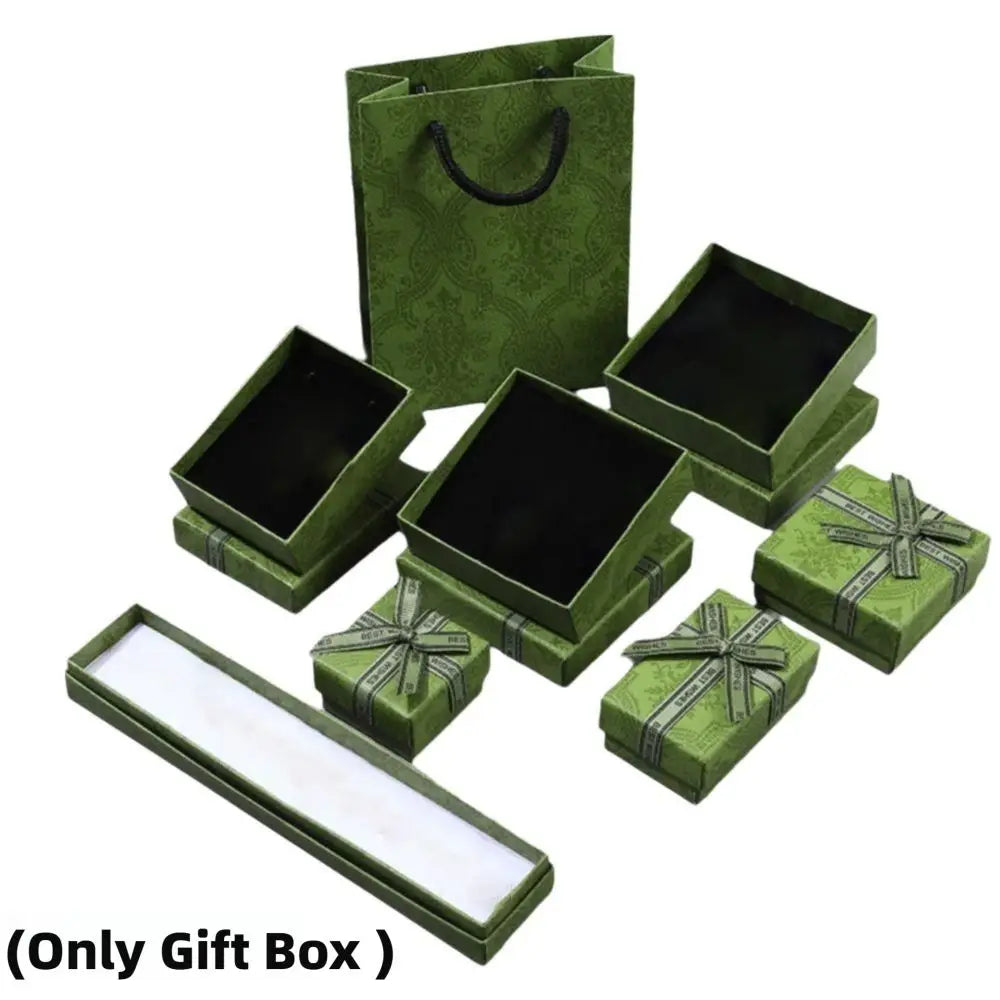 Elegant Bow Gift Box Matcha Green Paper Box