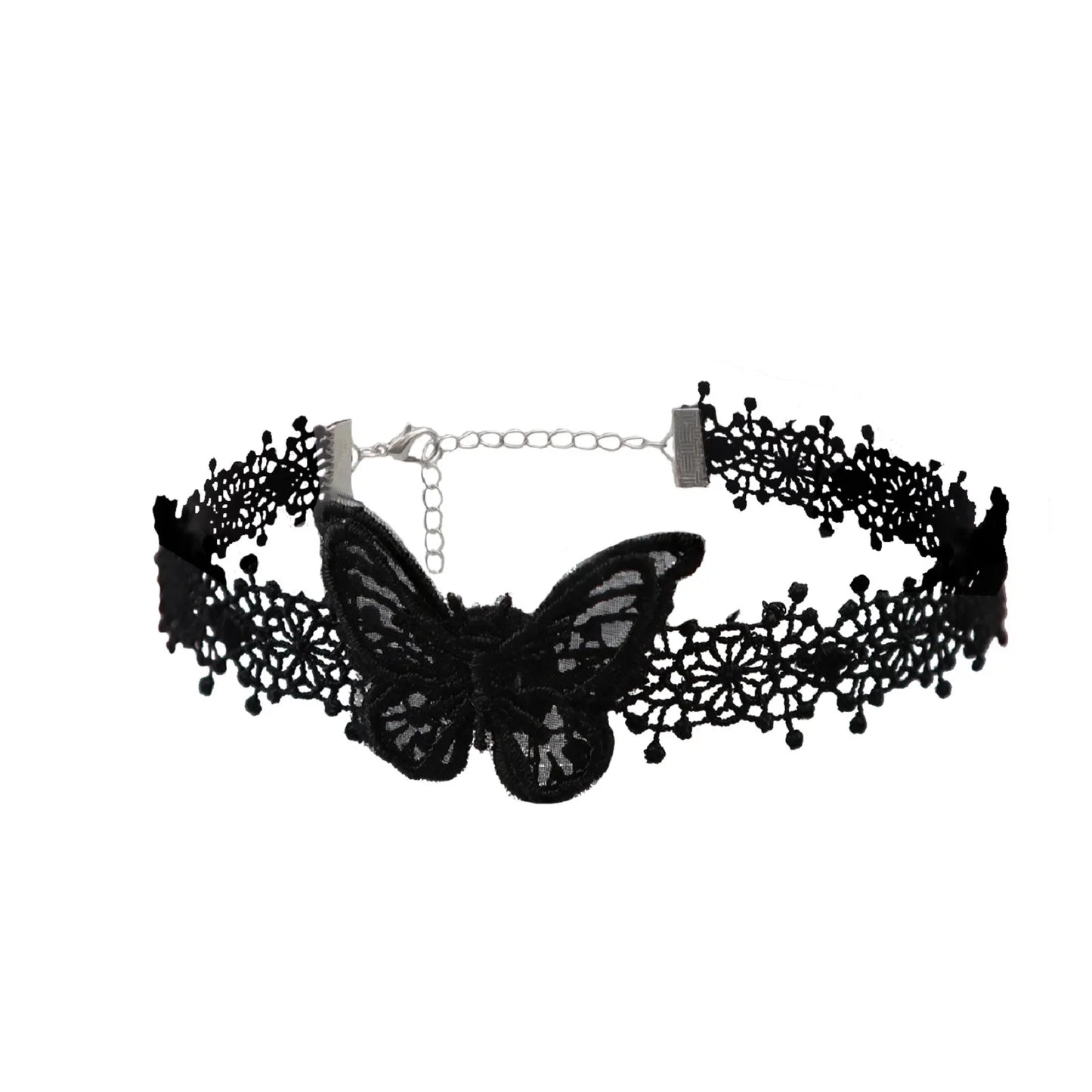 Neo-Gothic Punk Black Sexy Lace Chokers Necklace For Women Fashion Retro Clavicle Chain Halloween Collar Choker Steampunk Gifts