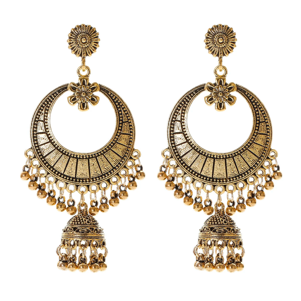 Pendientes Piercing Indian Jewelry Jhumka Charms Earrings For Women Accessories kolczyki Stud Earring Trendy Wedding Ear rings