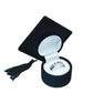 Graduation Bachelor Cap Doctor Hat Ring/Earrings Box
