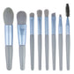 Set of 8 Soft Bristle Make Up Brushes Premium Synthetic With Bag Eyeshadow Brush Eye Facial Beauty Foundation Brush