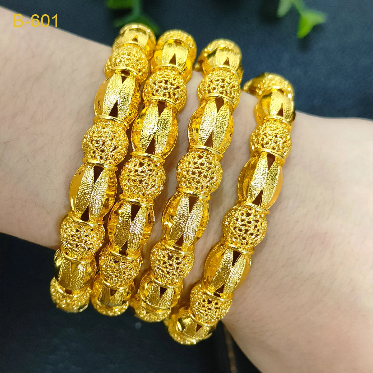 ANIID Luxury African 24k Gold Plated Bangles For Indian Women Wedding Bridal Ethiopian Brazilian Bracelets Dubai Jewellery Gifts