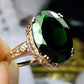 Gorgeous Sparkling Crystal Zircon Design Ring for Women, Exquisite and High-end Accessories  Women's Temperament Jewelry